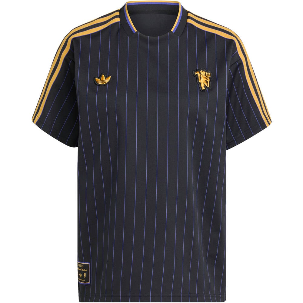 adidas camiseta manga corta hombre ORIGINALS TERRACE ICONS MANCHESTER UNITED NEGRO 04
