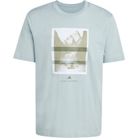 adidas camiseta manga corta hombre OUTDOOR KAYAKING GRAPHIC AZUL 04