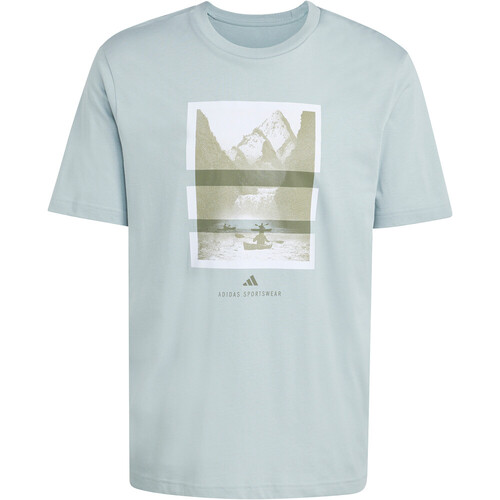 adidas camiseta manga corta hombre OUTDOOR KAYAKING GRAPHIC AZUL