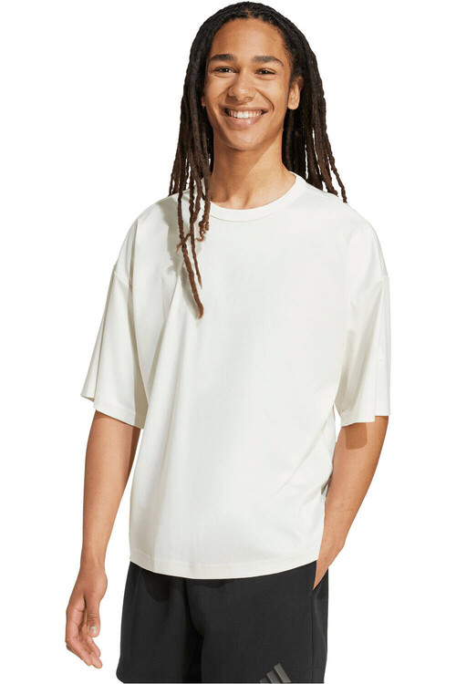 adidas camiseta manga corta hombre SOFT LUX BLANCO