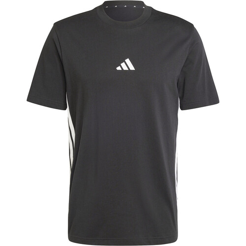 adidas camiseta manga corta hombre SPORTSWEAR 3 STRIPES NEGRO