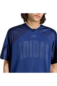adidas camiseta manga corta hombre STADIUM AZUL vista detalle