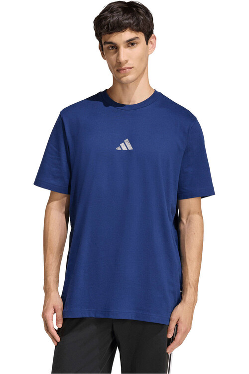 adidas camiseta manga corta hombre STADIUM FLARE AZUL