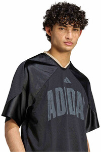 adidas camiseta manga corta hombre STADIUM NEGRO vista detalle