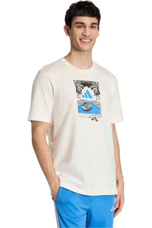 adidas camiseta manga corta hombre SUMMER SLIDE 