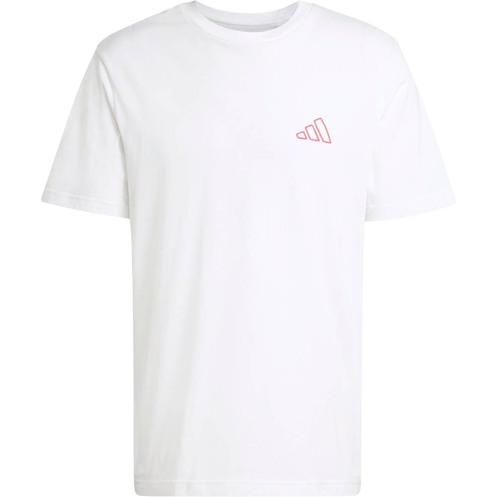 adidas camiseta manga corta hombre TRIPLE STRIPE VIBE GRAPHIC BLANCO 04