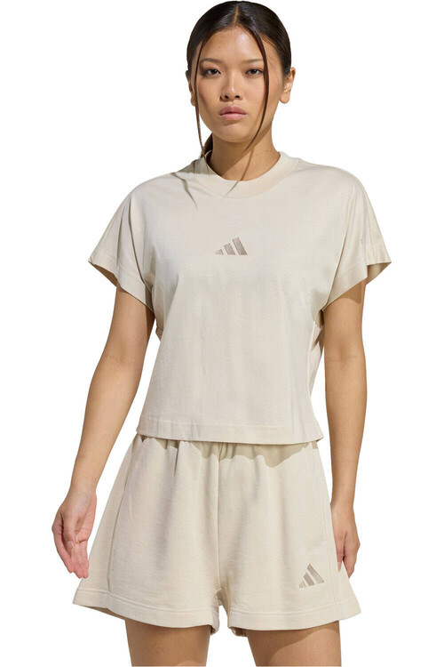 adidas camiseta manga corta mujer ALL SZN MARRON