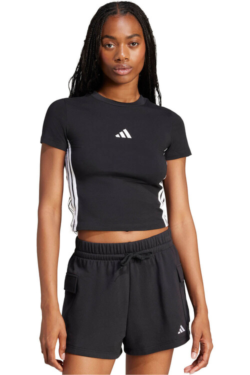 ADIDAS ESSENTIALS 3 STRIPES SLIM negro
