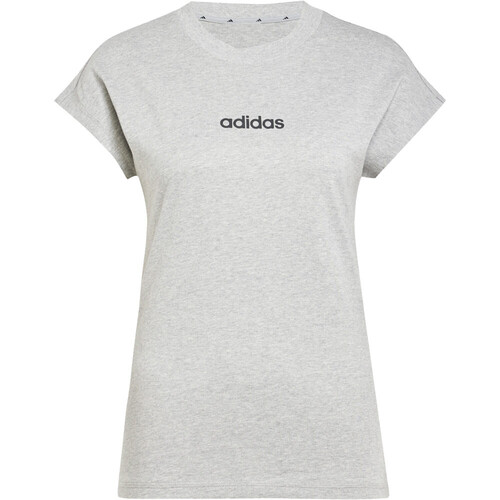 adidas camiseta manga corta mujer ESSENTIALS LINEAR GRIS