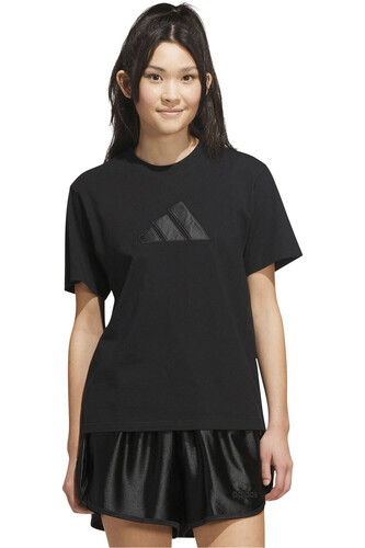 adidas camiseta manga corta mujer LOGO GRAPHIC NEGRO