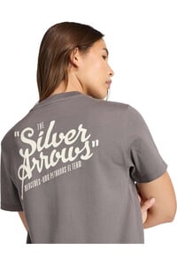 adidas camiseta manga corta mujer MERCEDES-AMG PETRONAS F1 SILVER ARROW GRIS 03