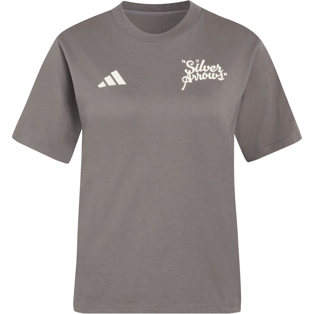 adidas camiseta manga corta mujer MERCEDES-AMG PETRONAS F1 SILVER ARROW GRIS 04