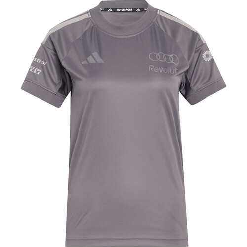adidas camiseta manga corta mujer PILOTO AUDI F1 TEAM GRIS