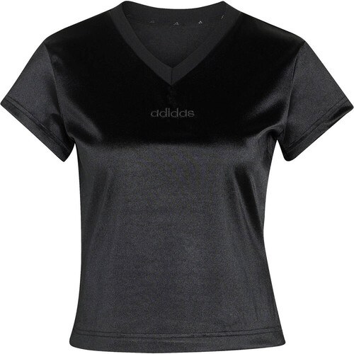 adidas camiseta manga corta mujer SEASONAL ESSENTIALS NEGRO