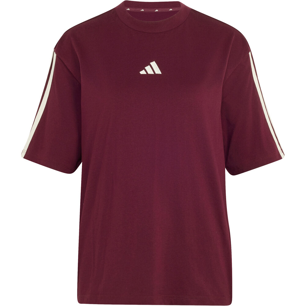 adidas camiseta manga corta mujer W 3S SJ BF T ROJO 04