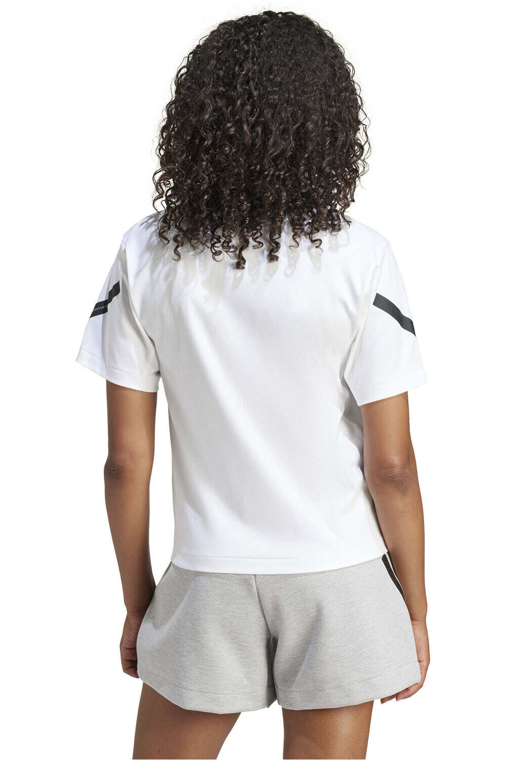 adidas camiseta manga corta mujer Z.N.E. BLANCO vista trasera