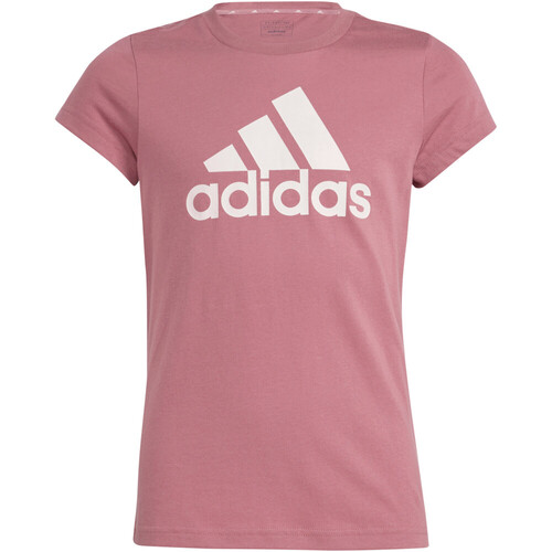adidas camiseta manga corta niña BIG LOGO MORADO