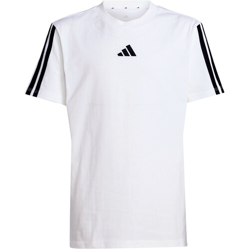 adidas camiseta manga corta niño 3 STRIPES BLANCO