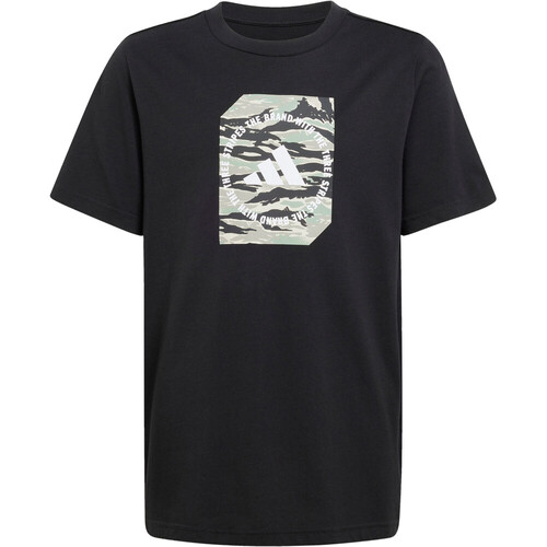 adidas camiseta manga corta niño CAMO BOX NEGRO