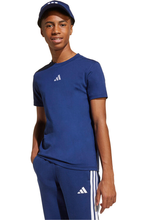 adidas camiseta manga corta niño ESSENTIALS AZUL