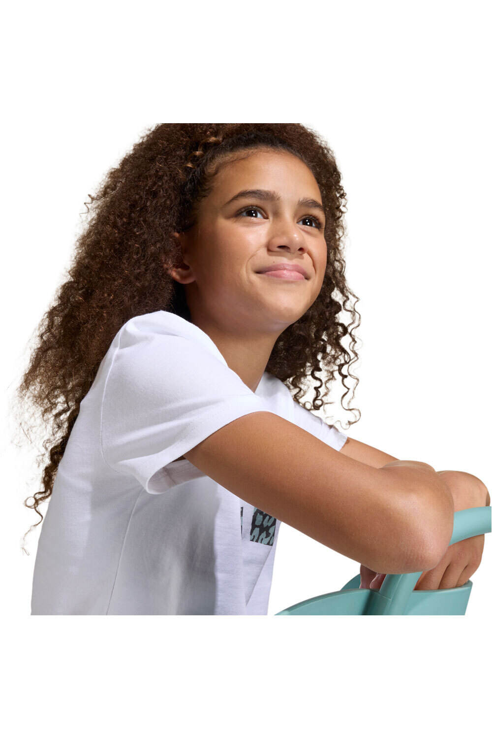 adidas camiseta manga corta niño JUNIOR GIRLS ANIMAL PRINT GRAPHIC BLANCO 03