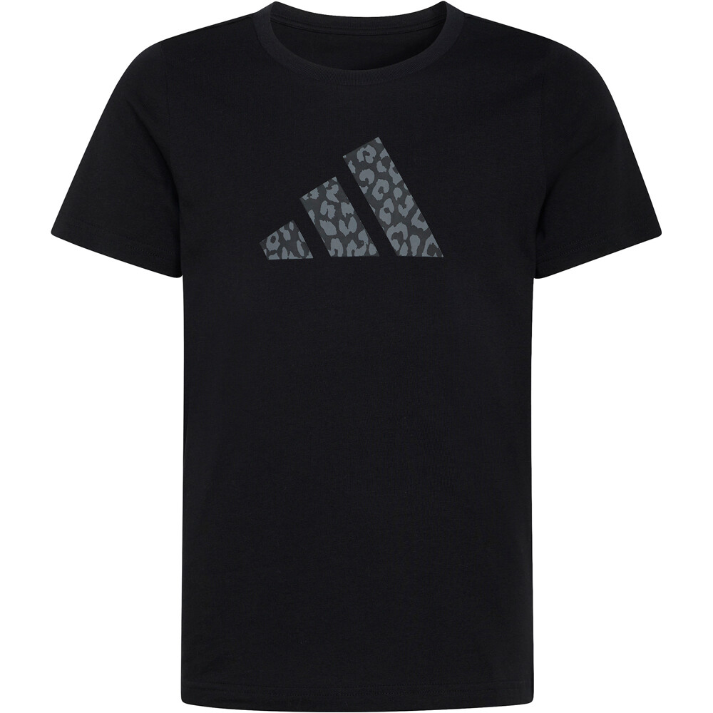 adidas camiseta manga corta niño JUNIOR GIRLS ANIMAL PRINT GRAPHIC NEGRO 04