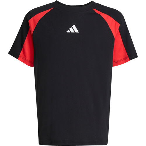 adidas camiseta manga corta niño SEASONAL ESSENTIALS NEGRO
