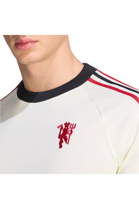 adidas camiseta manga larga hombre ORIGINALS MANCHESTER UNITED BLANCO vista detalle