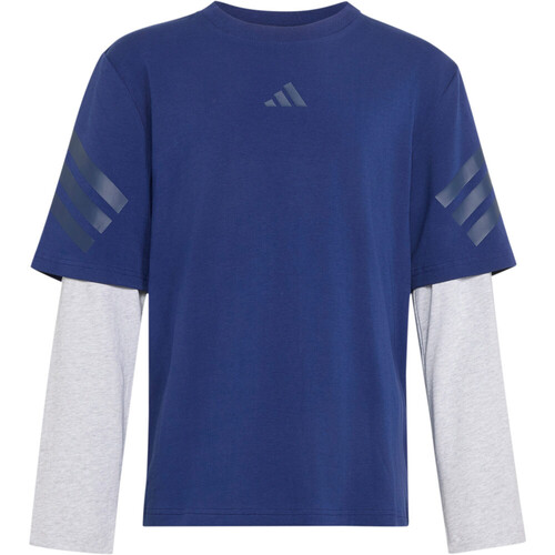 adidas camiseta manga larga niño FUTURE ICONS AZUL