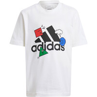 adidas camiseta manga larga niño POSITIVITY TABLE BLANCO vista detalle