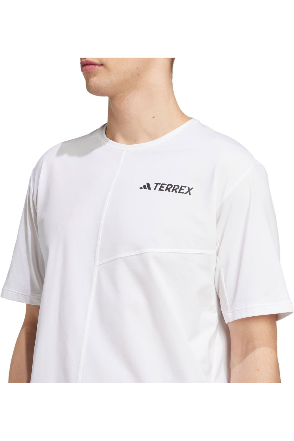 adidas camiseta montaña manga corta hombre TERREX MULTI CLIMACOOL BLANCO 03