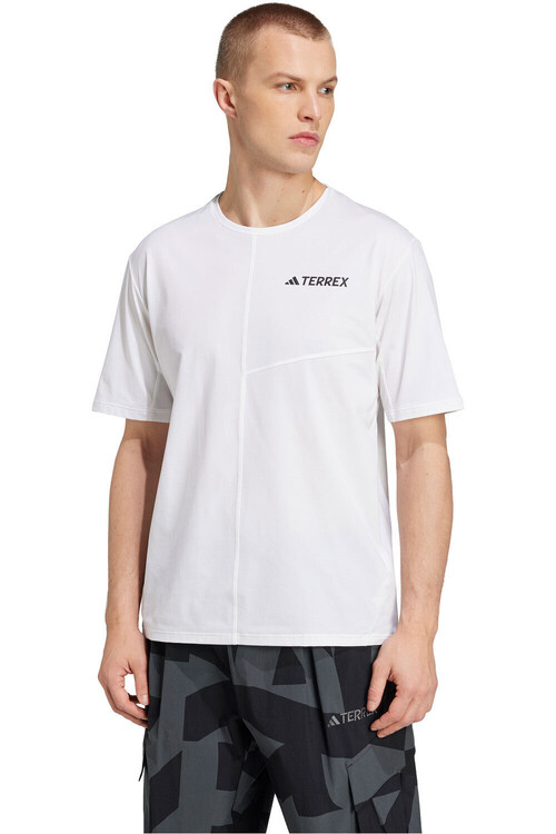 adidas camiseta montaña manga corta hombre TERREX MULTI CLIMACOOL BLANCO