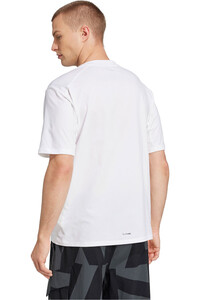 adidas camiseta montaña manga corta hombre TERREX MULTI CLIMACOOL BLANCO vista trasera