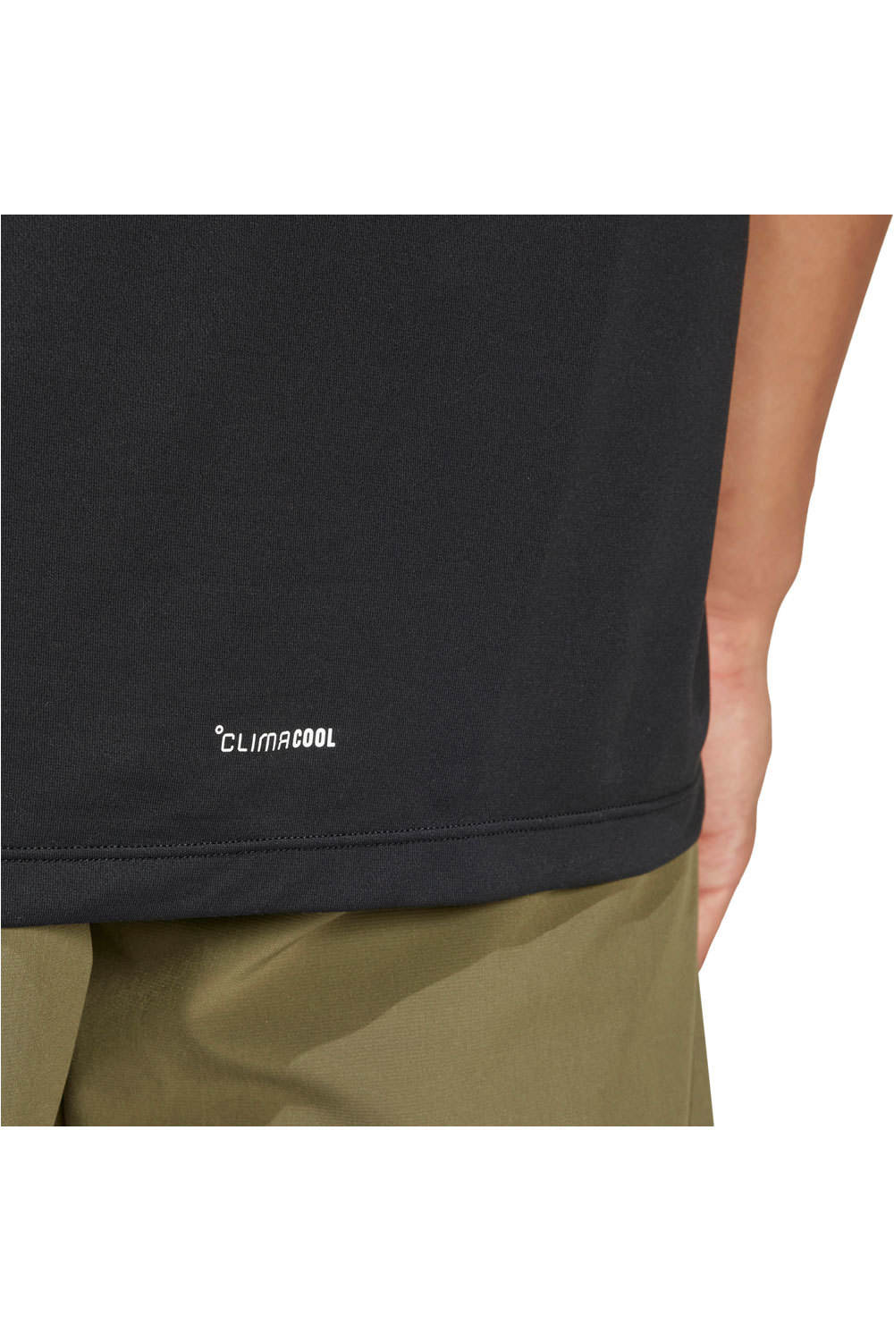 adidas camiseta montaña manga corta hombre TERREX MULTI CLIMACOOL LOGO TECH NEGRO 04
