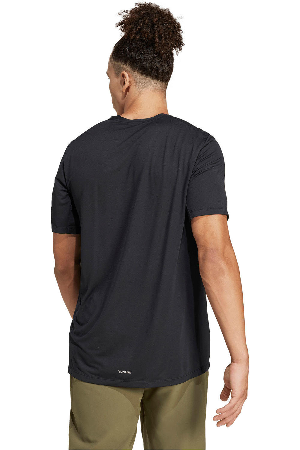 adidas camiseta montaña manga corta hombre TERREX MULTI CLIMACOOL LOGO TECH NEGRO vista trasera