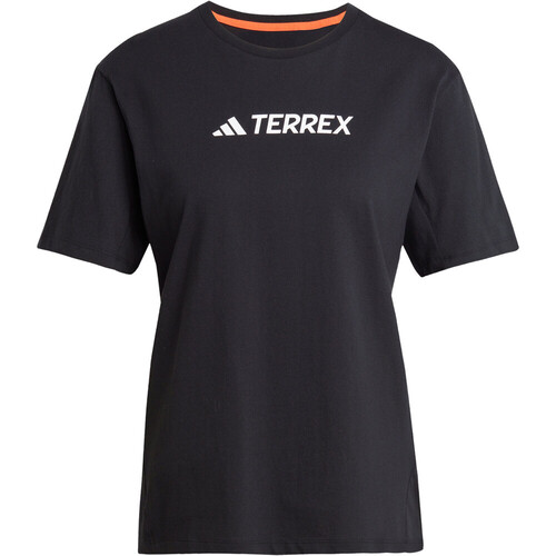 adidas camiseta montaña manga corta mujer TERREX CLASSIC LOGO NEGRO