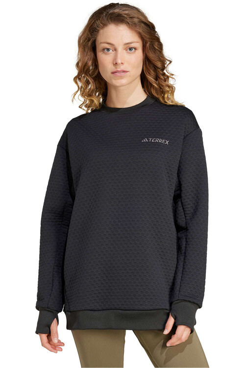 adidas camiseta montaña manga larga mujer TERREX XPLORIC NEGRO