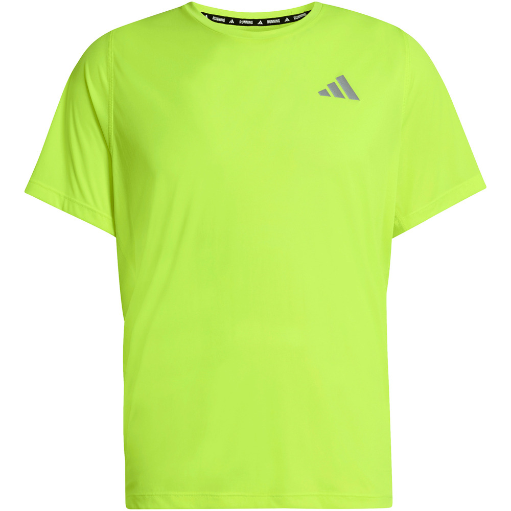 adidas camiseta técnica manga corta hombre ADI365 AMARILLO vista detalle
