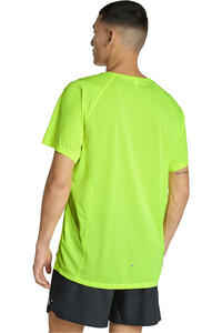 adidas camiseta técnica manga corta hombre ADI365 AMARILLO vista trasera