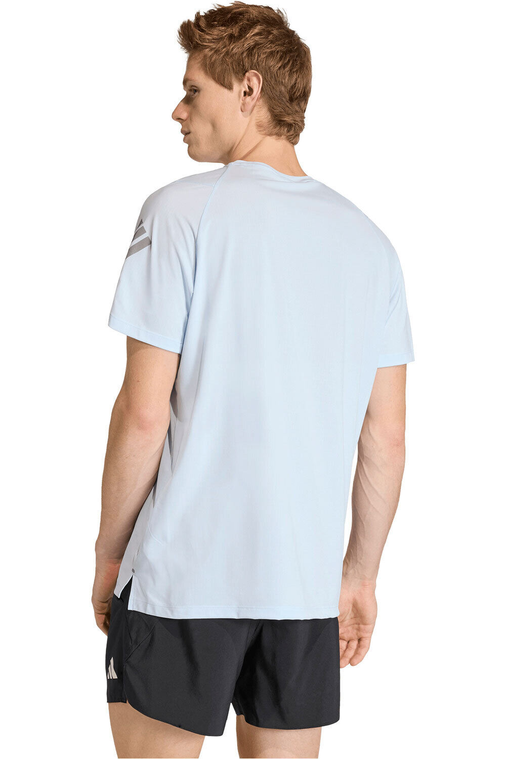 adidas camiseta técnica manga corta hombre ADI365 AZUL vista trasera