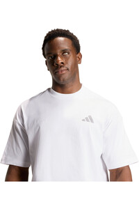 adidas camiseta técnica manga corta hombre ADI365 CHEERING BLANCO vista detalle