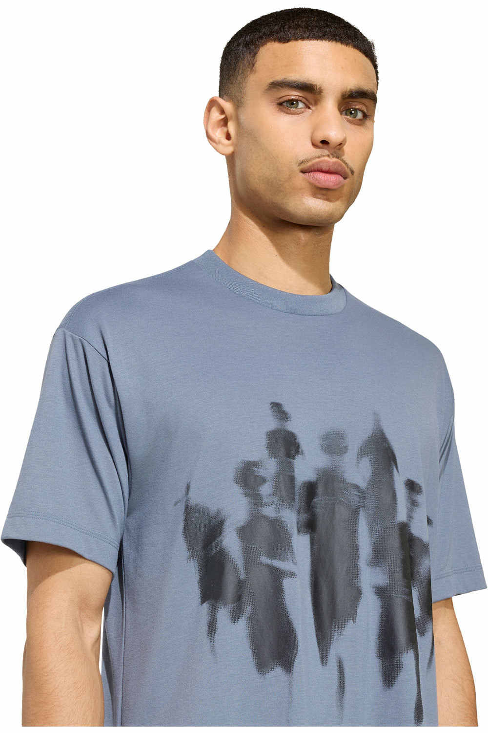 adidas camiseta técnica manga corta hombre adi365 HYB T UF GRIS vista detalle