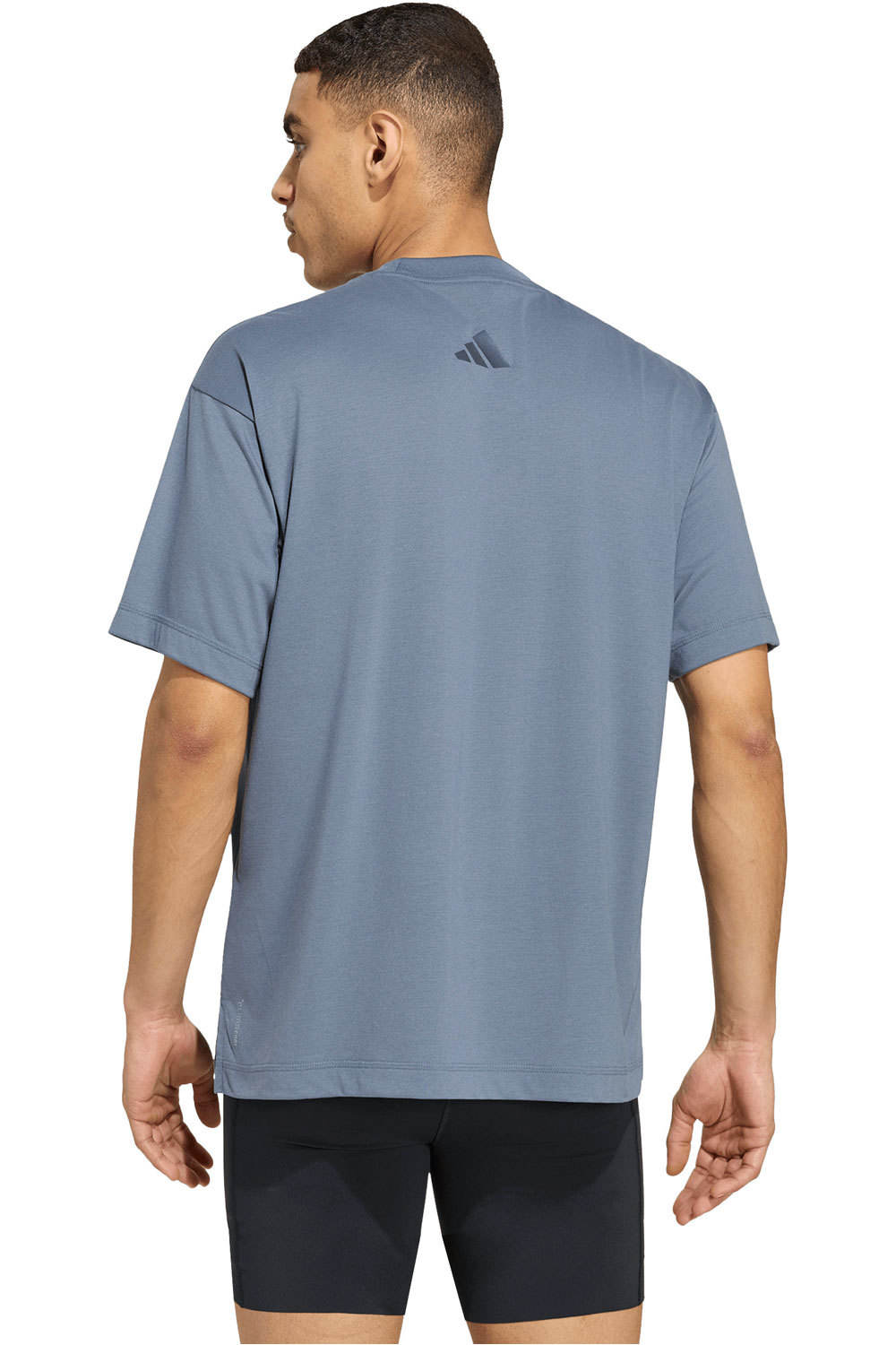 adidas camiseta técnica manga corta hombre adi365 HYB T UF GRIS vista trasera