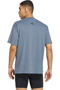 adidas camiseta técnica manga corta hombre adi365 HYB T UF GRIS vista trasera