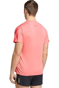 adidas camiseta técnica manga corta hombre ADIZERO ASPYRE UNITEFIT ROSA vista trasera