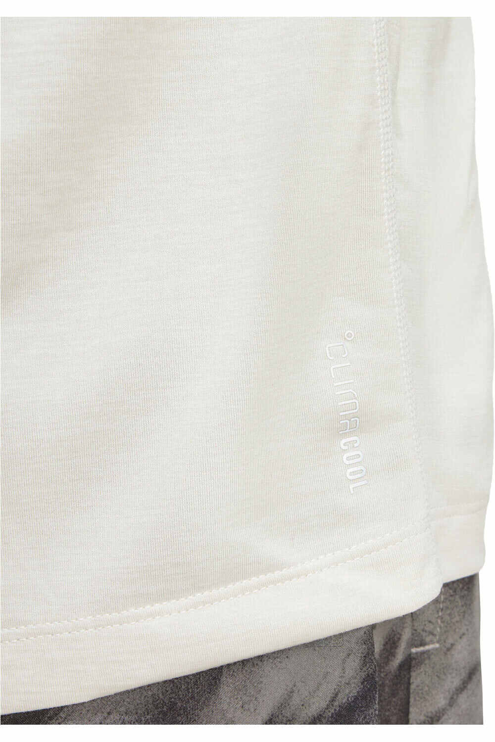adidas camiseta técnica manga corta hombre OWN THE RUN MELANGE GRIS 03