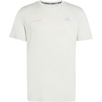 adidas camiseta técnica manga corta hombre OWN THE RUN MELANGE GRIS 04