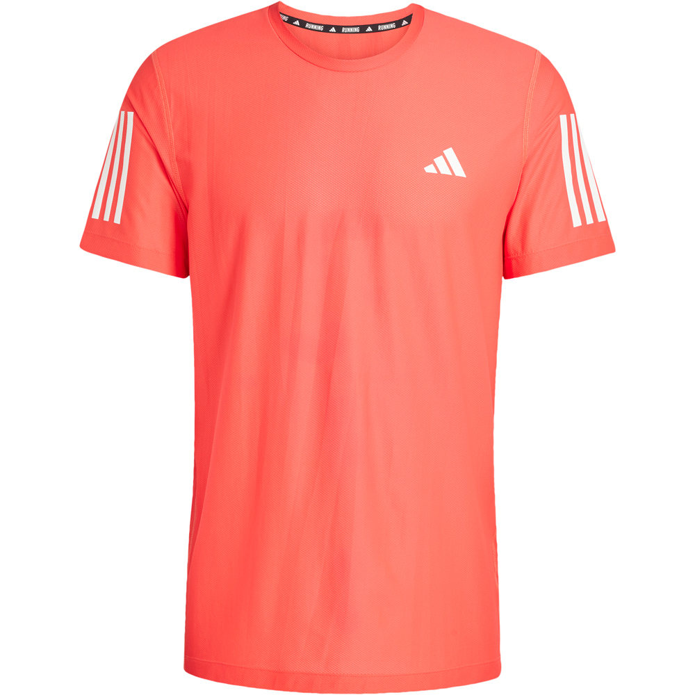 adidas camiseta técnica manga corta hombre OWN THE RUN ROJO 04
