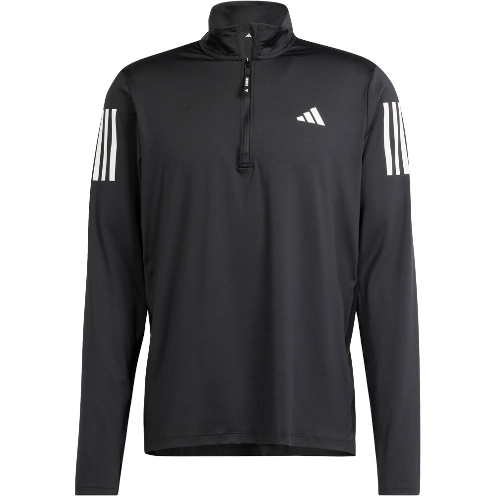 adidas camiseta técnica manga larga hombre OWN THE RUN NEGRO 04
