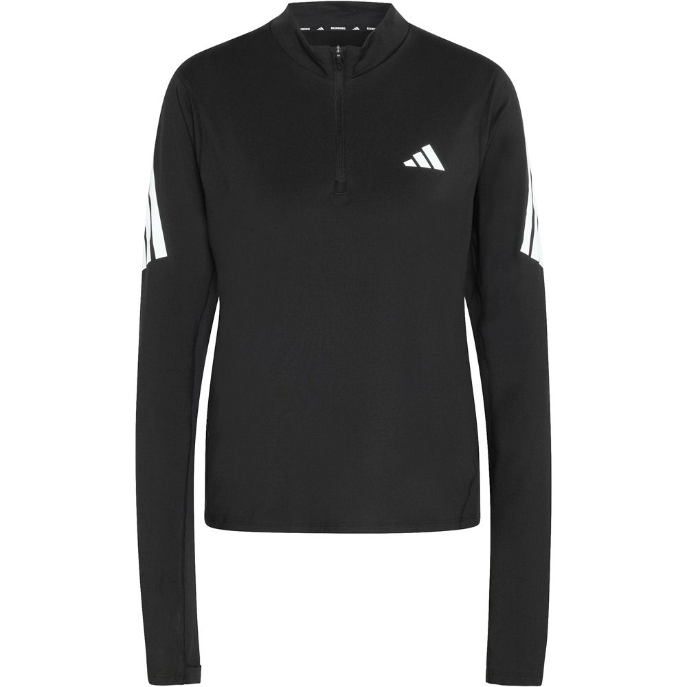 adidas camiseta técnica manga larga mujer ADI365 RUNNING ICONIC NEGRO 04